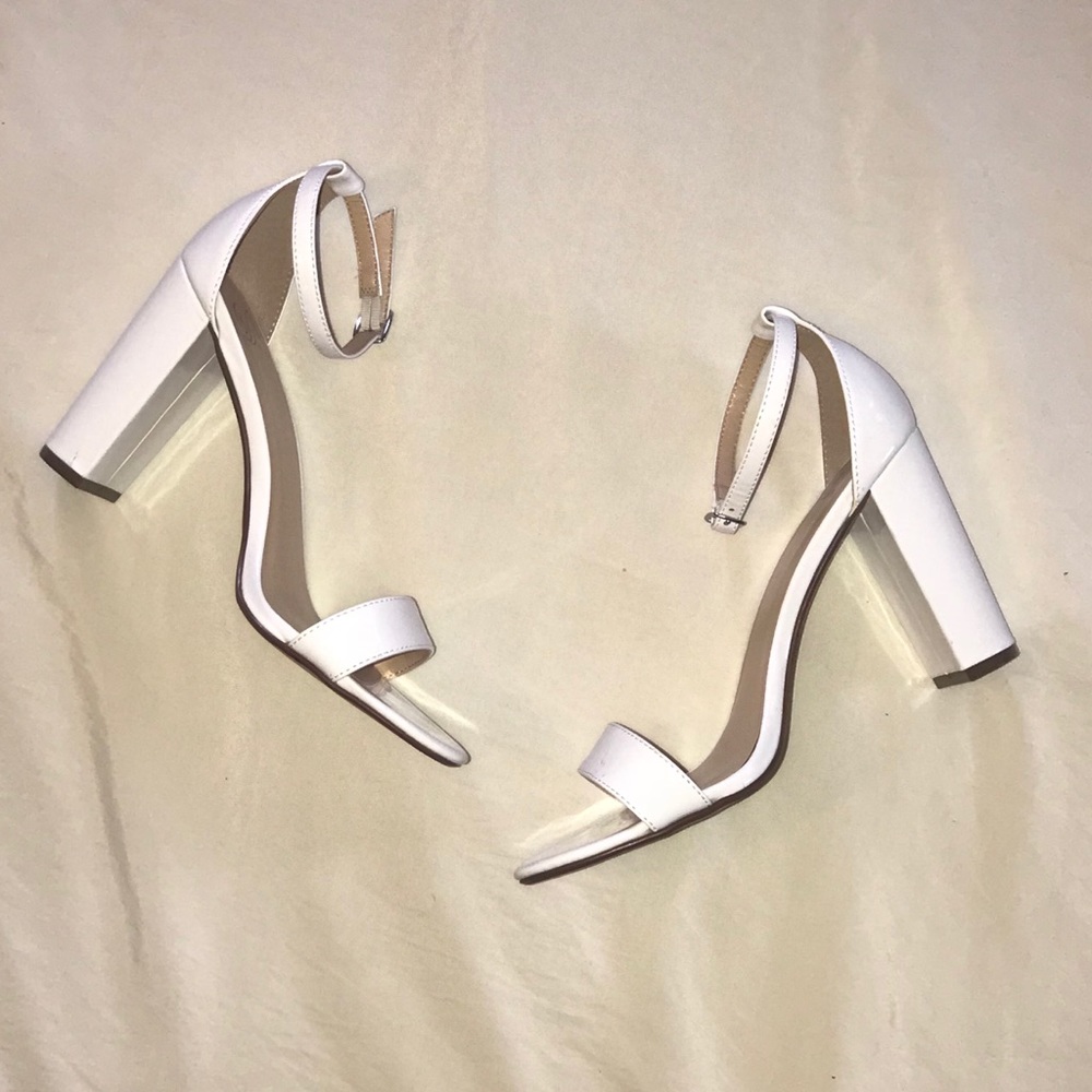 White lulu’s heels